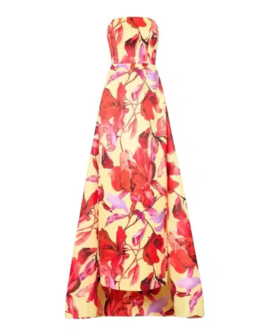 Milly Dorothy Printed Taffeta Dress | Thumbnail 1 Milly Dorothy Printed Taffeta Dress | Thumbnail 1