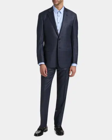 Giorgio Armani Micro Check Windowpane Suit | Thumbnail 4 Giorgio Armani Micro Check Windowpane Suit | Thumbnail 4