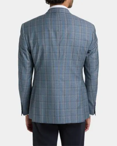 Emporio Armani Virgin Wool Windowpane Jacket | Thumbnail 2 Emporio Armani Virgin Wool Windowpane Jacket | Thumbnail 2