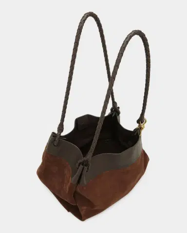 Bottega Veneta Parachute Maxi Suede Shoulder Bag | Thumbnail 3 Bottega Veneta Parachute Maxi Suede Shoulder Bag | Thumbnail 3