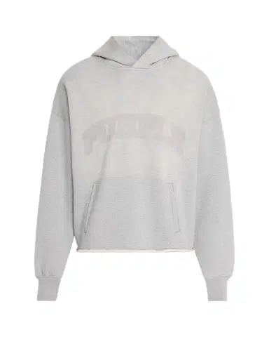 PURPLE Men 's Cotton Fleece Logo Hoodie | Thumbnail 1 PURPLE Men 's Cotton Fleece Logo Hoodie | Thumbnail 1