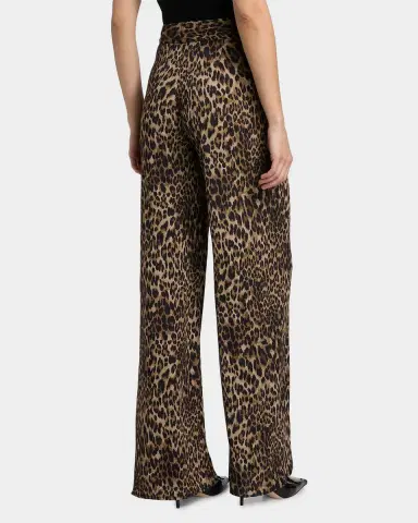 Nili Lotan Kiana Leopard Wide-Leg Pants | Thumbnail 3 Nili Lotan Kiana Leopard Wide-Leg Pants | Thumbnail 3