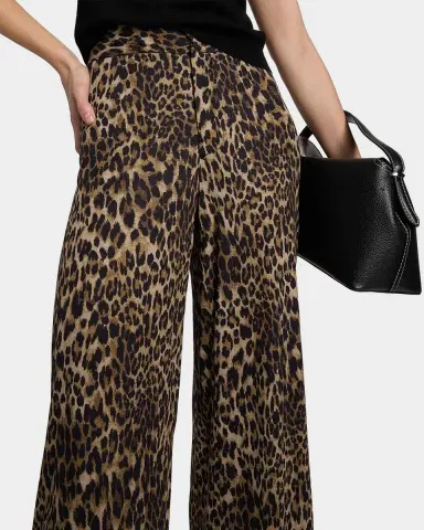 Nili Lotan Kiana Leopard Wide-Leg Pants | Thumbnail 5 Nili Lotan Kiana Leopard Wide-Leg Pants | Thumbnail 5