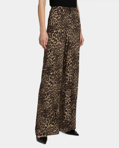 Nili Lotan Kiana Leopard Wide-Leg Pants | Thumbnail 7 Nili Lotan Kiana Leopard Wide-Leg Pants | Thumbnail 7