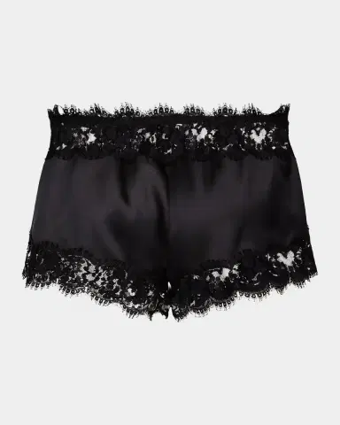 Dolce & Gabbana Lace-Trim Stretch Silk Slip Shorts | Thumbnail 2 Dolce & Gabbana Lace-Trim Stretch Silk Slip Shorts | Thumbnail 2