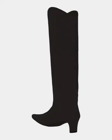 STAUD Western Suede Wally Boots | Thumbnail 2 STAUD Western Suede Wally Boots | Thumbnail 2