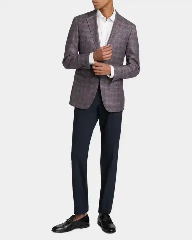 Emporio Armani Plaid Virgin Wool Sport Jacket | Thumbnail 2 Emporio Armani Plaid Virgin Wool Sport Jacket | Thumbnail 2