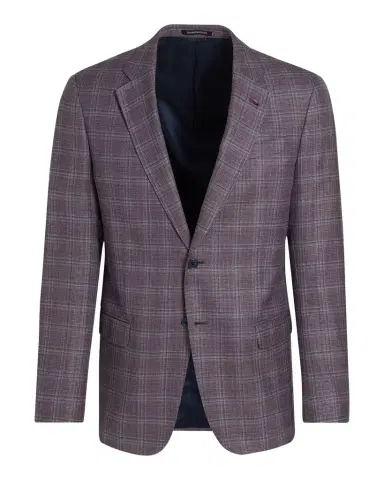 Emporio Armani Plaid Virgin Wool Sport Jacket | Thumbnail 1 Emporio Armani Plaid Virgin Wool Sport Jacket | Thumbnail 1
