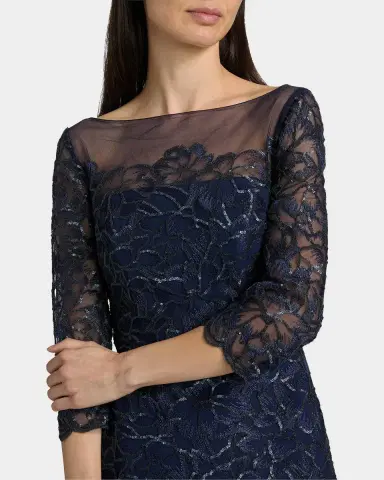 Theia Marbella Beaded Midi-Dress | Thumbnail 5 Theia Marbella Beaded Midi-Dress | Thumbnail 5
