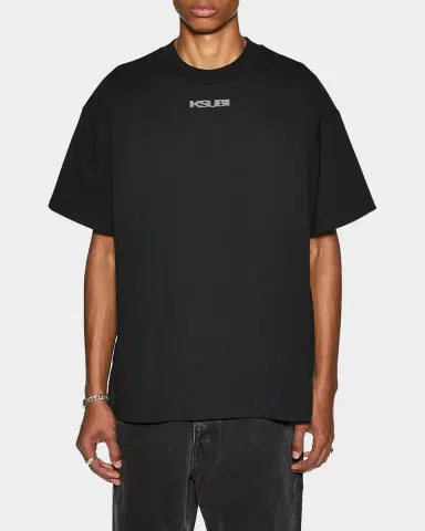 Ksubi Men's Sott Ekcess Logo Oversized Crewneck T-Shirt | Thumbnail 4 Ksubi Men's Sott Ekcess Logo Oversized Crewneck T-Shirt | Thumbnail 4