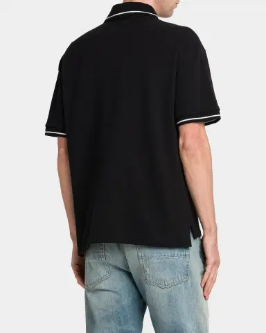 Amiri Logo Cotton Polo Shirt | Thumbnail 3 Amiri Logo Cotton Polo Shirt | Thumbnail 3