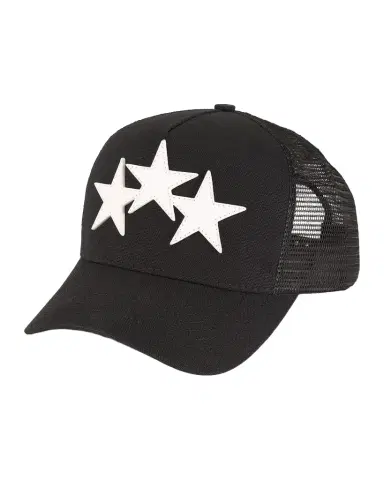 AMIRI Men's 3-Star Trucker Hat | Thumbnail 1 AMIRI Men's 3-Star Trucker Hat | Thumbnail 1