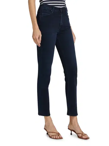Mother Women's The Mid-Rise Dazzler Ankle Jeans - Chiponmyshoulder | Thumbnail 4 Mother Women's The Mid-Rise Dazzler Ankle Jeans - Chiponmyshoulder | Thumbnail 4