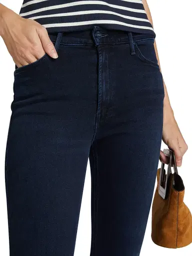 Mother Women's The Mid-Rise Dazzler Ankle Jeans - Chiponmyshoulder | Thumbnail 6 Mother Women's The Mid-Rise Dazzler Ankle Jeans - Chiponmyshoulder | Thumbnail 6