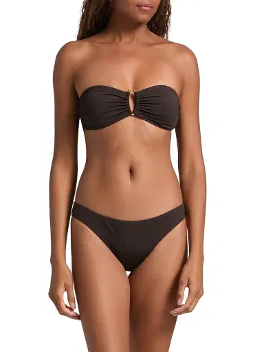 Nili Lotan Women's Bandeau Bikini Top - Espresso - Size XL | Thumbnail 5 Nili Lotan Women's Bandeau Bikini Top - Espresso - Size XL | Thumbnail 5
