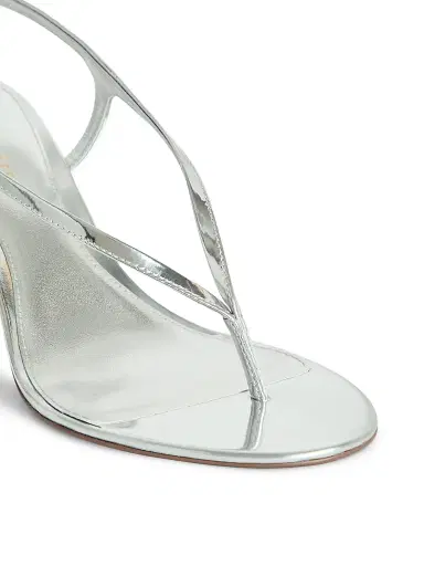 Retrofête Women's Klotilde Leather Slingback Sandals - Silver | Thumbnail 4 Retrofête Women's Klotilde Leather Slingback Sandals - Silver | Thumbnail 4