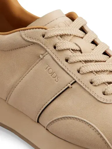 Tod's Women's Sportivo Suede Low-Top Sneakers - Naturale | Thumbnail 5 Tod's Women's Sportivo Suede Low-Top Sneakers - Naturale | Thumbnail 5