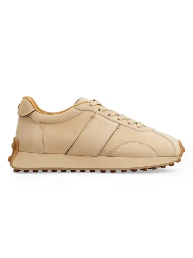 Tod's Women's Sportivo Suede Low-Top Sneakers - Naturale | Thumbnail 1 Tod's Women's Sportivo Suede Low-Top Sneakers - Naturale | Thumbnail 1