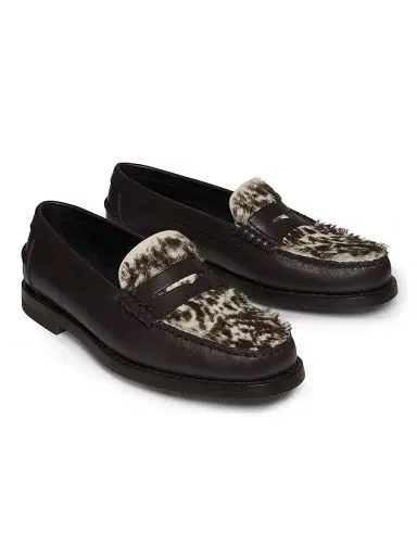 Tod's Women's Iniez Pony Hair & Leather Loafers - Palissandro | Thumbnail 2 Tod's Women's Iniez Pony Hair & Leather Loafers - Palissandro | Thumbnail 2