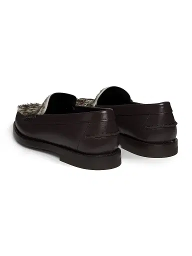 Tod's Women's Iniez Pony Hair & Leather Loafers - Palissandro | Thumbnail 3 Tod's Women's Iniez Pony Hair & Leather Loafers - Palissandro | Thumbnail 3