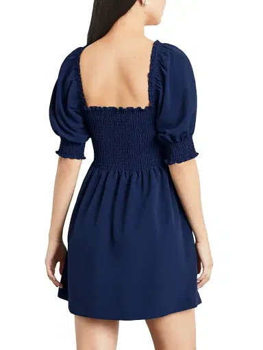 Hill House Home Women's The Athena Nap Dress - Navy | Thumbnail 4 Hill House Home Women's The Athena Nap Dress - Navy | Thumbnail 4