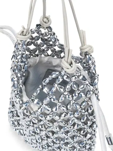 Staud Women's Karla Crystal-Beaded Shoulder Bag | Thumbnail 3 Staud Women's Karla Crystal-Beaded Shoulder Bag | Thumbnail 3