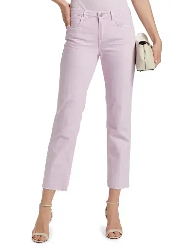 L'AGENCE Women's Milana Low-Rise Stovepipe Jeans - Pale Orchid | Thumbnail 3 L'AGENCE Women's Milana Low-Rise Stovepipe Jeans - Pale Orchid | Thumbnail 3