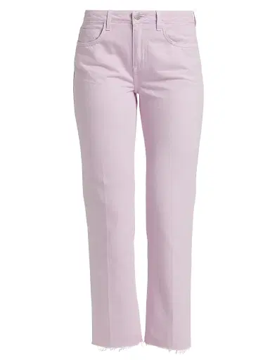 L'AGENCE Women's Milana Low-Rise Stovepipe Jeans - Pale Orchid | Thumbnail 1 L'AGENCE Women's Milana Low-Rise Stovepipe Jeans - Pale Orchid | Thumbnail 1