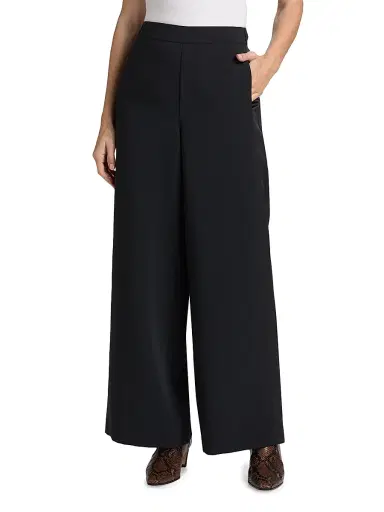rag & bone Women's Melanie Crépe Tuxedo Striped Pants - Black | Thumbnail 3 rag & bone Women's Melanie Crépe Tuxedo Striped Pants - Black | Thumbnail 3