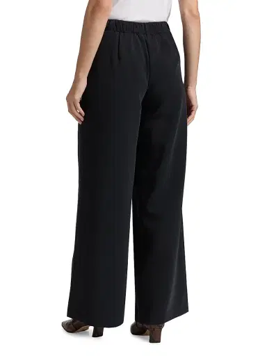 rag & bone Women's Melanie Crépe Tuxedo Striped Pants - Black | Thumbnail 5 rag & bone Women's Melanie Crépe Tuxedo Striped Pants - Black | Thumbnail 5