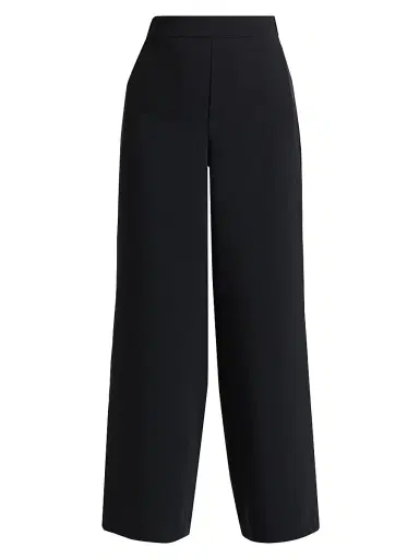 rag & bone Women's Melanie Crépe Tuxedo Striped Pants - Black | Thumbnail 1 rag & bone Women's Melanie Crépe Tuxedo Striped Pants - Black | Thumbnail 1