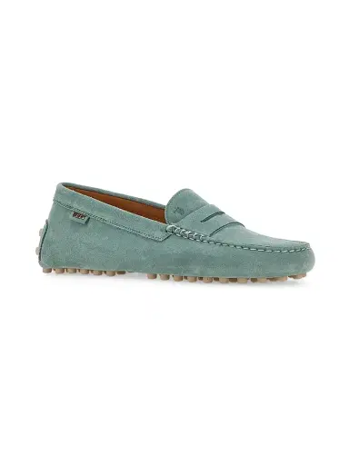Tod's Women's Gommino Suede Driving Loafers - Malachite Medio | Thumbnail 2 Tod's Women's Gommino Suede Driving Loafers - Malachite Medio | Thumbnail 2