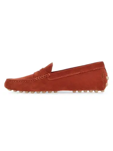 Tod's Women's Gommino Suede Driving Loafers - Red | Thumbnail 5 Tod's Women's Gommino Suede Driving Loafers - Red | Thumbnail 5