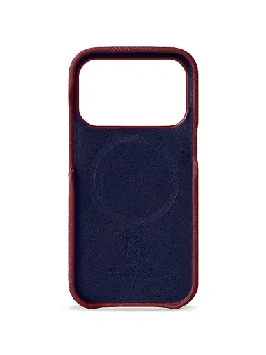 MAISON de SABRÉ Leather Phone Case (iPhone 17 Pro Max) - Plum Red | Thumbnail 4 MAISON de SABRÉ Leather Phone Case (iPhone 17 Pro Max) - Plum Red | Thumbnail 4