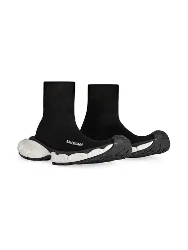 Balenciaga Men's 3XL Sock Recycled Knit Sneakers - Black | Thumbnail 2 Balenciaga Men's 3XL Sock Recycled Knit Sneakers - Black | Thumbnail 2