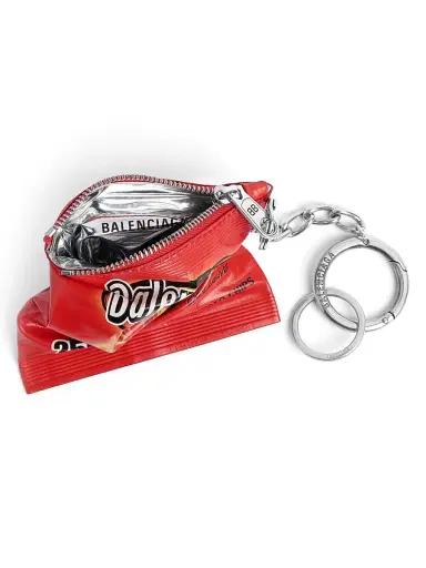 Balenciaga Men's Charm / Keychain Chips - Red | Thumbnail 3 Balenciaga Men's Charm / Keychain Chips - Red | Thumbnail 3