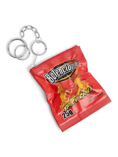Balenciaga Men's Charm / Keychain Chips - Red | Thumbnail 1 Balenciaga Men's Charm / Keychain Chips - Red | Thumbnail 1