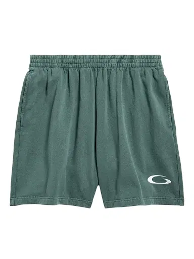 Balenciaga Men's Basketball Sweat Shorts - Dark Green | Thumbnail 1 Balenciaga Men's Basketball Sweat Shorts - Dark Green | Thumbnail 1