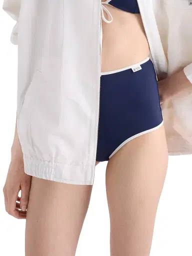 Prada Women's Jersey Bikini Panty - Blue - Size XL | Thumbnail 2 Prada Women's Jersey Bikini Panty - Blue - Size XL | Thumbnail 2