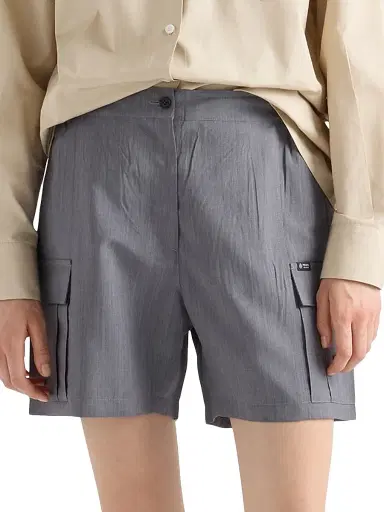 Prada Women's Light Mohair Shorts - Grey | Thumbnail 2 Prada Women's Light Mohair Shorts - Grey | Thumbnail 2