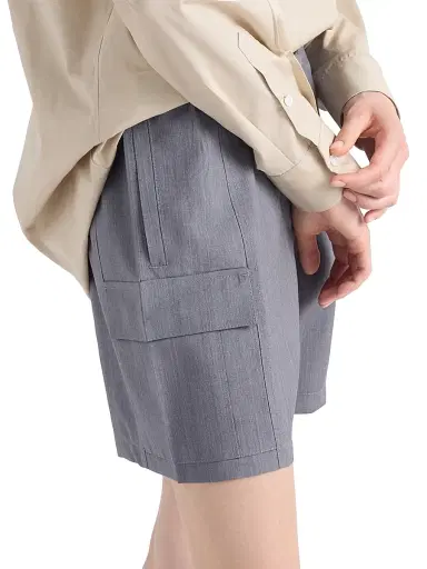 Prada Women's Light Mohair Shorts - Grey | Thumbnail 3 Prada Women's Light Mohair Shorts - Grey | Thumbnail 3