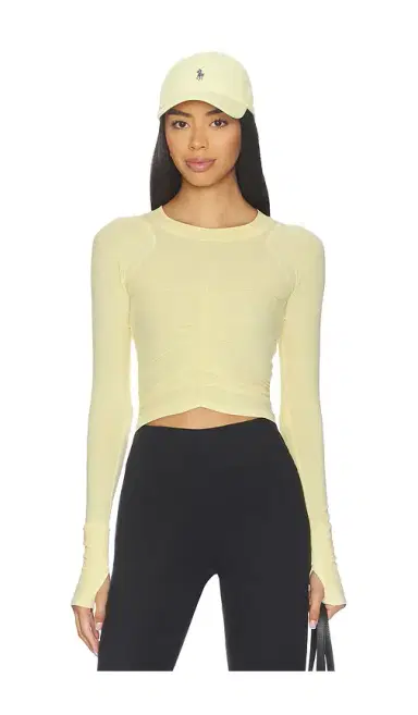 Free People x FP Movement Tempo Ruched Long Sleeve Top | Thumbnail 1 Free People x FP Movement Tempo Ruched Long Sleeve Top | Thumbnail 1