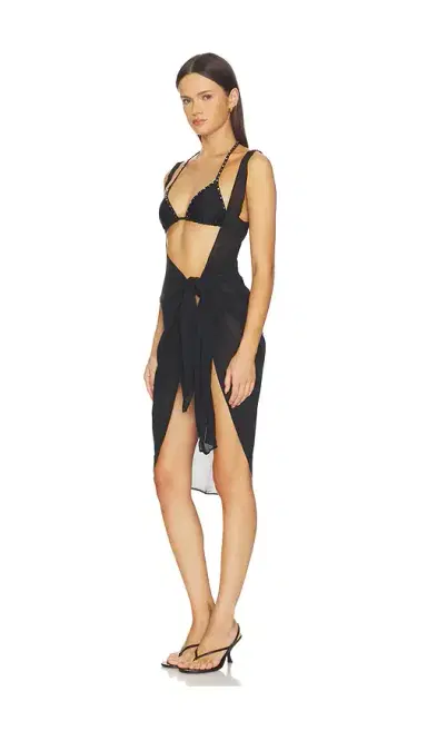 Skims Sheer Cover Up Dress Sarong | Thumbnail 2 Skims Sheer Cover Up Dress Sarong | Thumbnail 2
