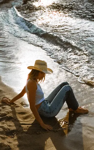 Lack of color Shell-Embellished Raffia Cowboy Hat | Thumbnail 4 Lack of color Shell-Embellished Raffia Cowboy Hat | Thumbnail 4