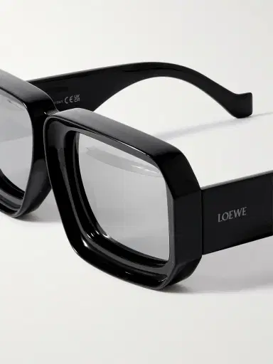Loewe Paula's Ibiza Signature Black Mask Acetate Sunglasses - Men | Thumbnail 3 Loewe Paula's Ibiza Signature Black Mask Acetate Sunglasses - Men | Thumbnail 3