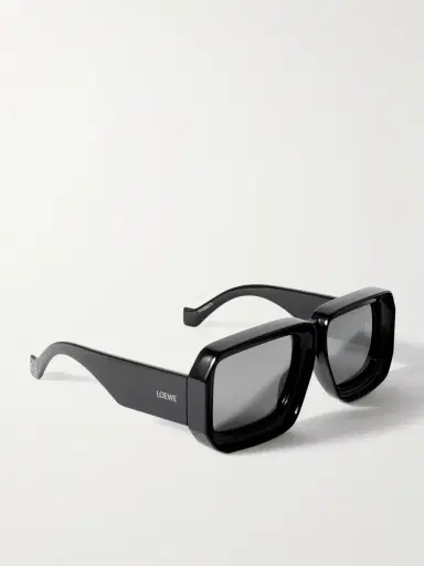Loewe Paula's Ibiza Signature Black Mask Acetate Sunglasses - Men | Thumbnail 4 Loewe Paula's Ibiza Signature Black Mask Acetate Sunglasses - Men | Thumbnail 4