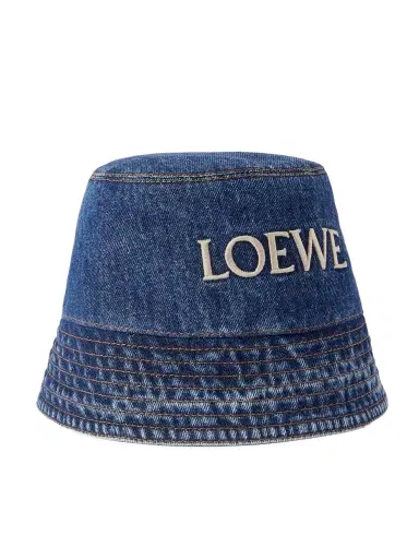 Loewe Paula's Ibiza Logo-Embroidered Denim Bucket Hat - Men | Thumbnail 1 Loewe Paula's Ibiza Logo-Embroidered Denim Bucket Hat - Men | Thumbnail 1