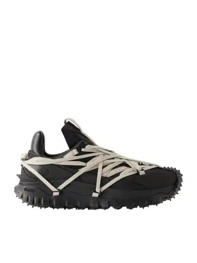 Rick Owens Moncler Trailgrip Megalace® Leather and Rubber Sneakers - Men | Thumbnail 1 Rick Owens Moncler Trailgrip Megalace® Leather and Rubber Sneakers - Men | Thumbnail 1