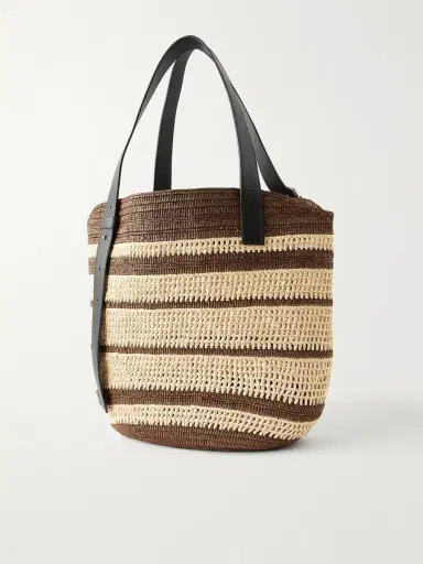 Loewe Paula's Ibiza Loop Basket Leather-Trimmed RaffiaTote Bag - Men | Thumbnail 4 Loewe Paula's Ibiza Loop Basket Leather-Trimmed RaffiaTote Bag - Men | Thumbnail 4