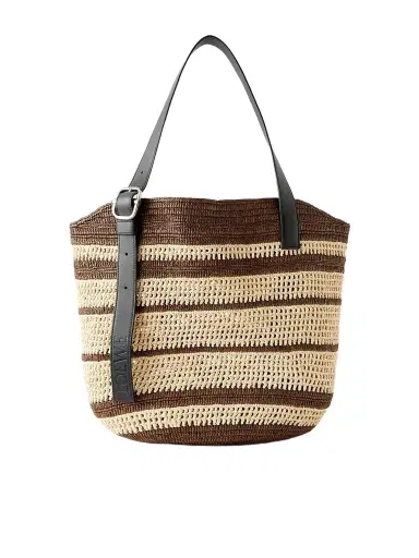 Loewe Paula's Ibiza Loop Basket Leather-Trimmed RaffiaTote Bag - Men | Thumbnail 1 Loewe Paula's Ibiza Loop Basket Leather-Trimmed RaffiaTote Bag - Men | Thumbnail 1